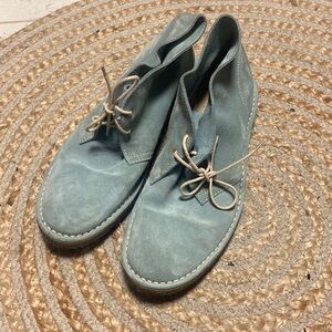 Kate Spade desert boot blue suede size 9